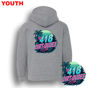 Dirt Dudes 418 Miami Nights YOUTH Hoodie