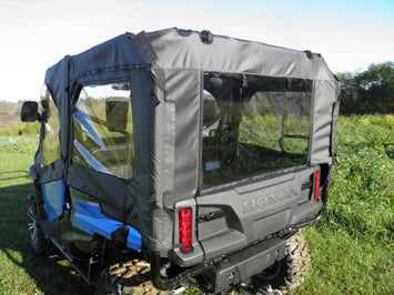 Honda Pioneer 1000-5 - Full Cab Enclosure for Hard Windshield (Upper Doors/Rear Panel/Center Panel/Soft Top) - 3 Star UTV