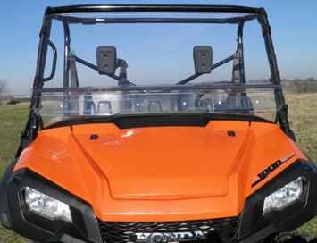 Honda Pioneer 1000/1000-5/1000-6 - 2 Pc Lexan Windshield - 3 Star UTV