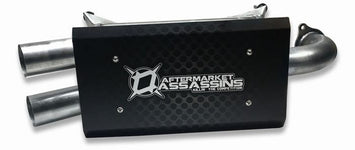 AA Stainless Slip-On Exhaust for 2015-23 RZR XP 1000 & 2018-22 RS1