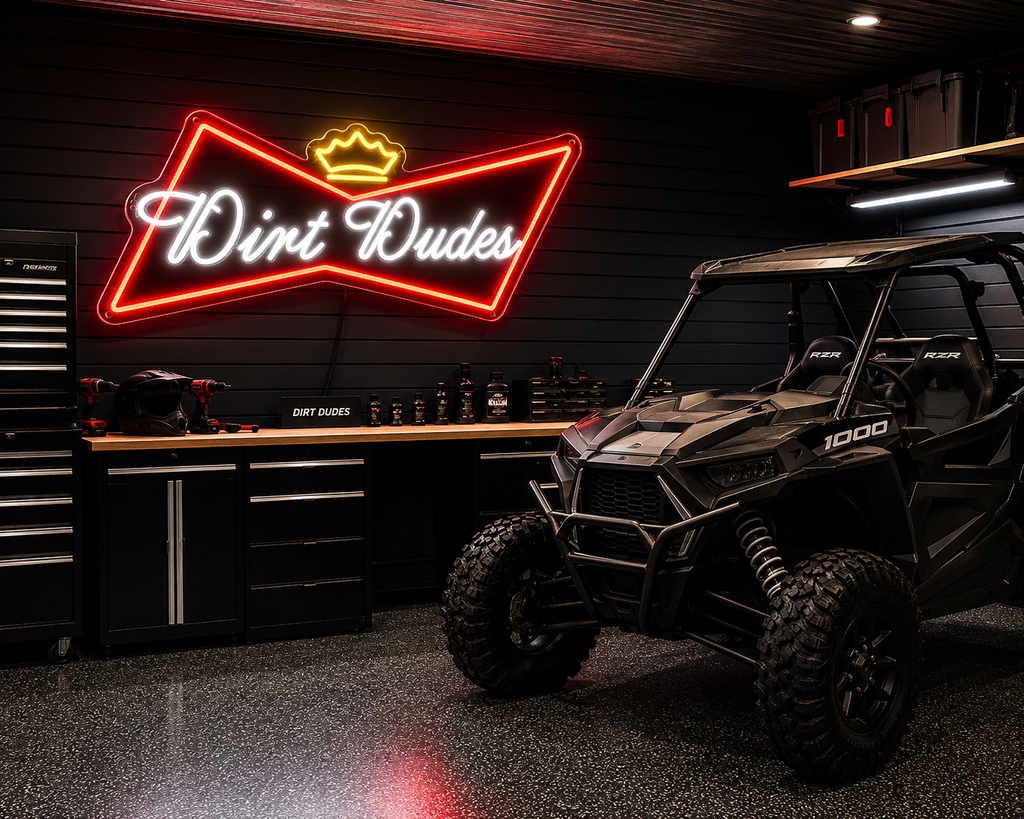 Official Dirt Dudes Budweiser LED Neon Sign