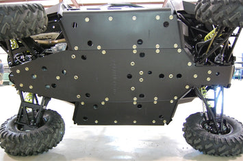 Trail Armor Polaris RZR S 900, RZR S 900 EPS, RZR 900, RZR 900 EPS TRAIL, RZR 900 XC and RZR S 1000 Full Skids with Slider Nerfs or Trimmed for Polaris Kick Out Steel Rock Sliders