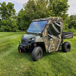 2016-2022 Polaris Ranger 570 (Full Size) 3-Passenger Full Cab Enclosure for Hard Windshield - 3 Star UTV