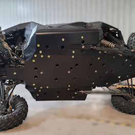 Trail Armor Polaris RZR XP PRO Full Skids with Integrated Sliders or Trimmed for Extreme Kick Out Nerf Sliders 2020 - 2025