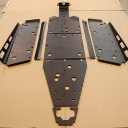 Trail Armor Polaris RZR S 900, RZR S 900 EPS, RZR 900, RZR 900 EPS TRAIL, RZR 900 XC and RZR S 1000 Full Skids with Slider Nerfs or Trimmed for Polaris Kick Out Steel Rock Sliders