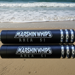 Marshin Whips Area 51 LED Whips: Carbon Fiber & Hidden Cables