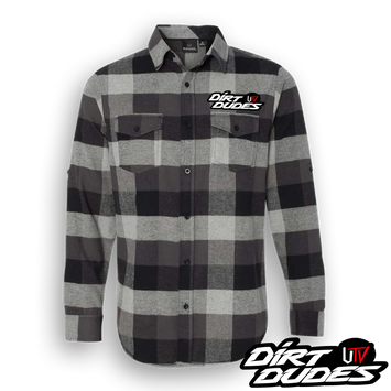 Dirt Dudes OG Flannel - Grey / Black