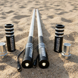 Game Changer LED Whip Set - Green, White & Red