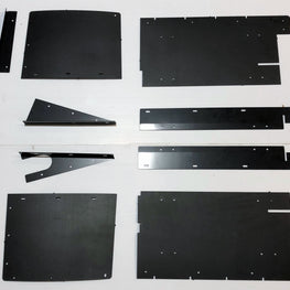 Trail Armor Ranger Midsize 570, Ranger Midsize 570 Crew and Ranger Midsize 500 Underbed Mud Shield with Fender Enclosures