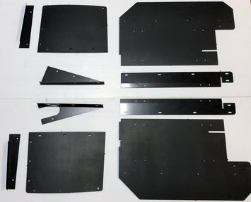 Trail Armor Ranger Midsize 570, Ranger Midsize 570 Crew and Ranger Midsize 500 Underbed Mud Shield with Fender Extensions