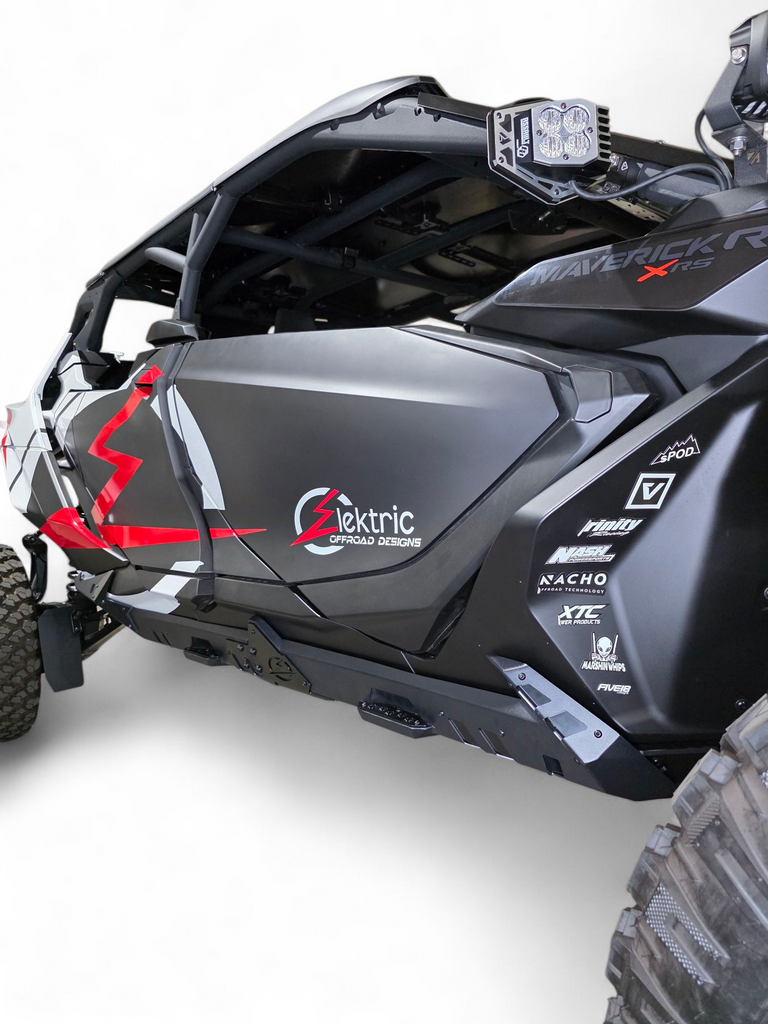 2024+ Can Am Maverick R Volt Rocker Steps 4 Seat