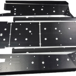 Trail Armor RZR XP Pro 4 Full Skids with Integrated Sliders or Trimmed for Extreme Kick Out Nerf Sliders