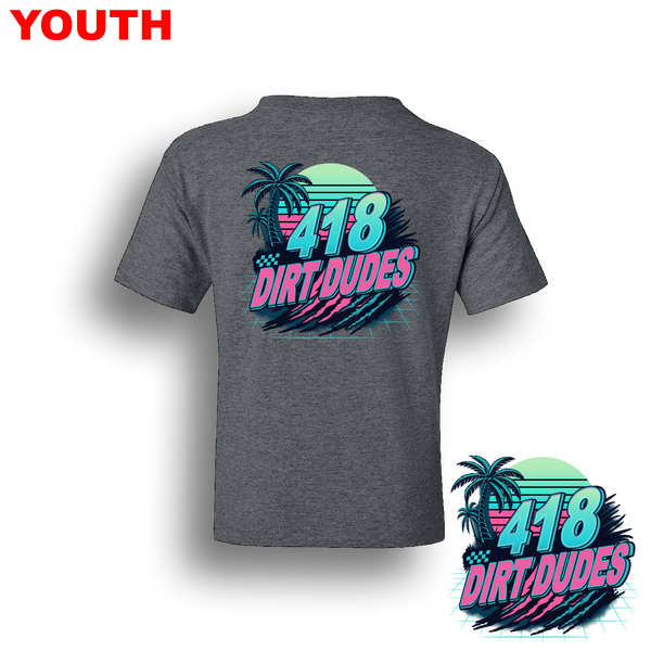 Dirt Dudes 418 Miami Nights YOUTH T-Shirt