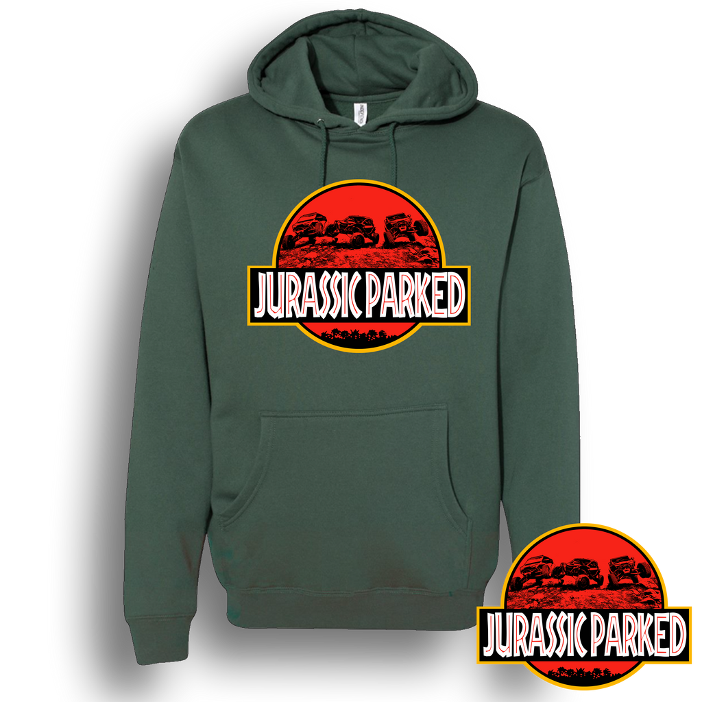 Dirt Dudes Jurassic Parked Hoodie