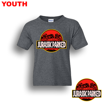 Dirt Dudes Jurassic Parked YOUTH T-Shirt