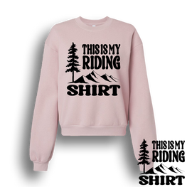 Dirt Dudes Riding PINK LADIES Sweatshirt