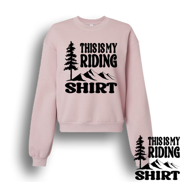 Dirt Dudes Riding PINK LADIES Sweatshirt