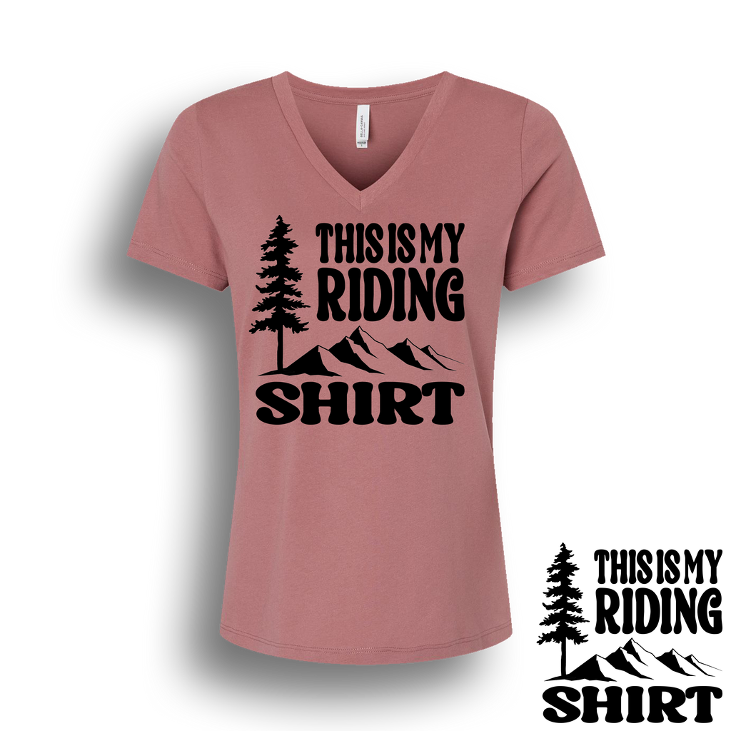 Dirt Dudes RIDING LADIES V-Neck