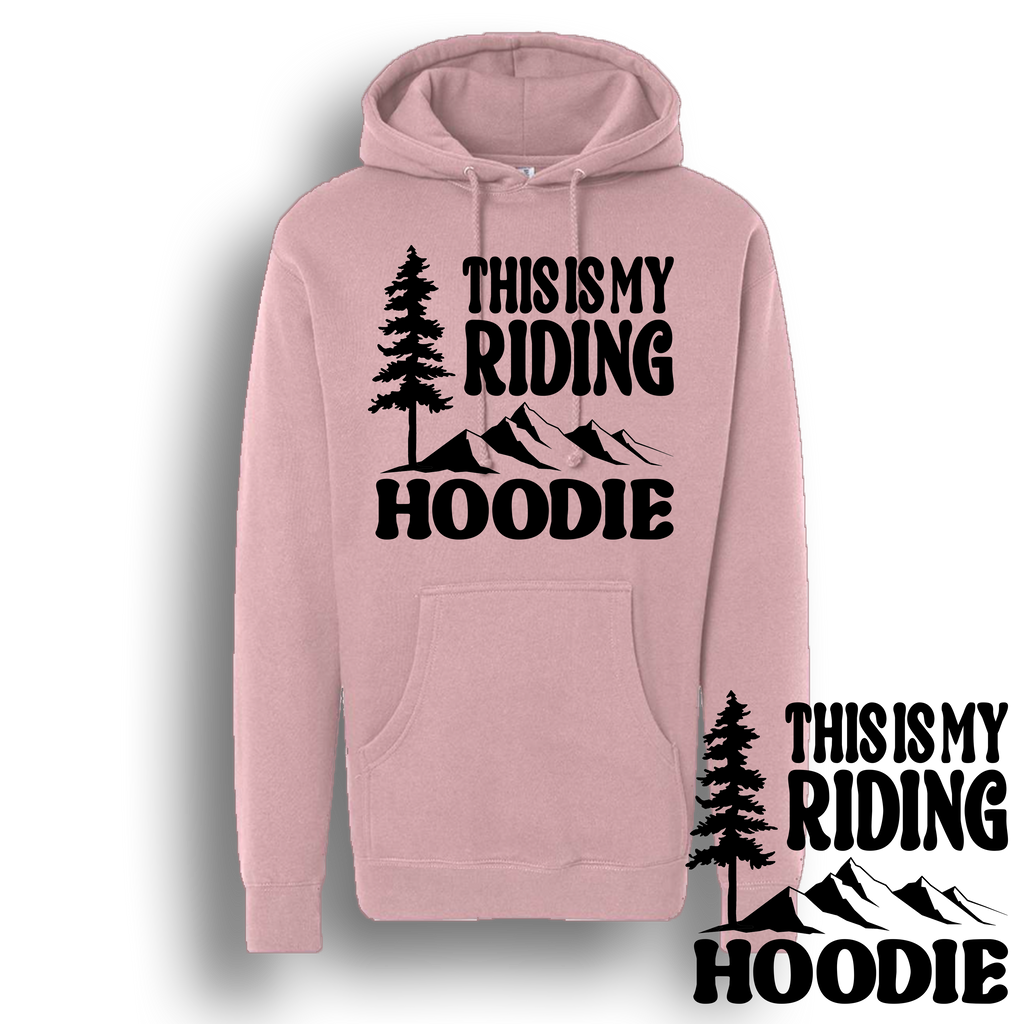 Dirt Dudes This Is My Riding Hoodie - Pink