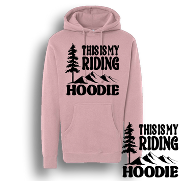 Dirt Dudes This Is My Riding Hoodie - Pink