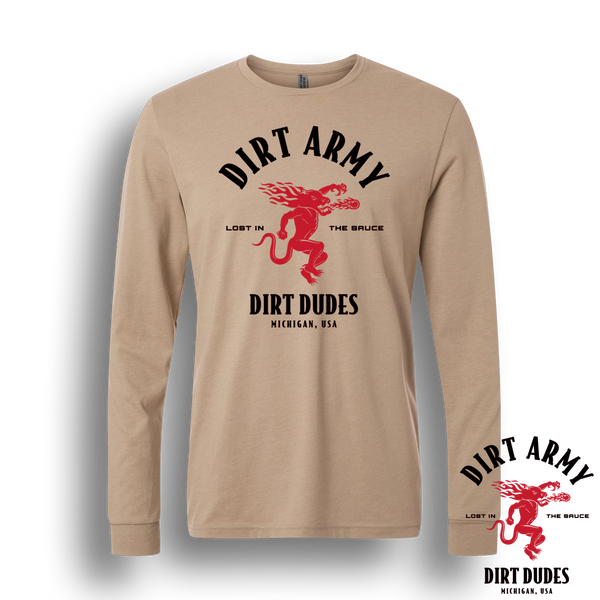 Dirt Army Fireball Long Sleeve Shirt