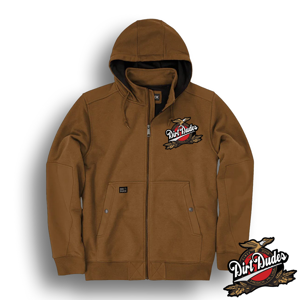 Dirt Dudes Genuine Content DRI DUCK Fleece Full Zip