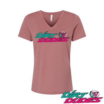 Dirt Dudes OG Shreddy LADIES V-Neck