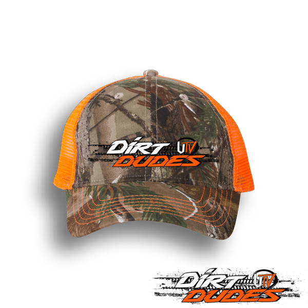 Dirt Dudes Orange Real Tree Hat