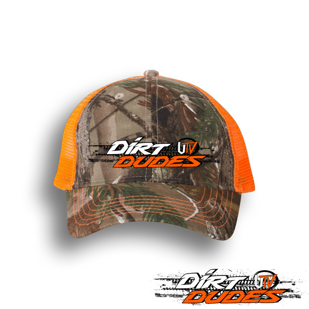 Dirt Dudes Orange Real Tree Hat
