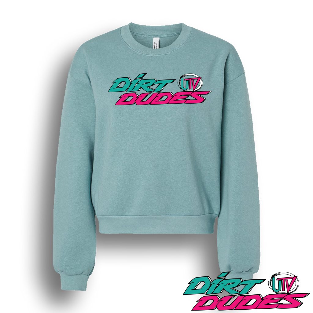 Dirt Dudes Shreddy TEAL LADIES Sweatshirt