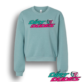 Dirt Dudes Shreddy TEAL LADIES Sweatshirt