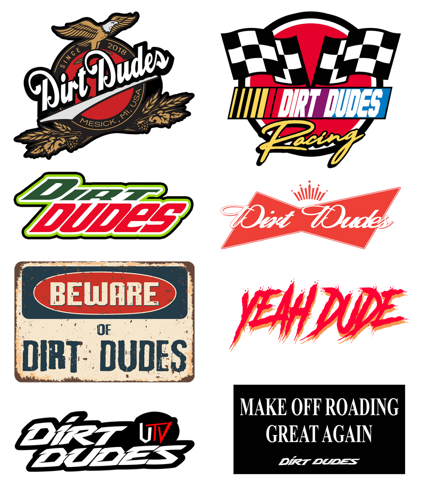 Dirt Dudes Sticker Pack