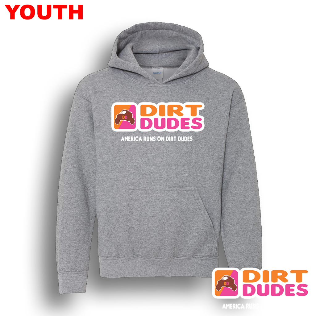 Dirt Dudes Dunkin YOUTH Hoodie
