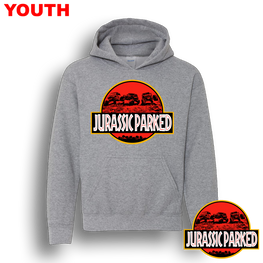 Dirt Dudes Jurassic Parked YOUTH Hoodie