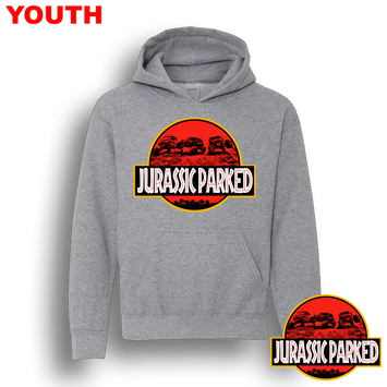 Dirt Dudes Jurassic Parked YOUTH Hoodie