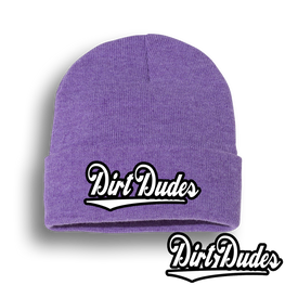 Dirt Dudes Genuine Content Beanie Purple