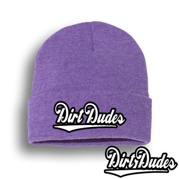 Dirt Dudes Genuine Content Beanie Purple