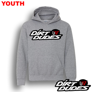 Dirt Dudes OG Black White YOUTH Hoodie