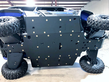 Trail Armor Yamaha Wolverine 850 X4, X4 850 Hunter, X4 850 Special Edition, X4 850 SE, X4 850 XT-R and X4 850 R-Spec R Full Skids with Integrated Sliders