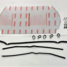 Trail Armor Kawasaki KRX 1000 (Special, Trail, eS, Blackout Editions) Rear Window Dust Shield Kit  2020 - 2025