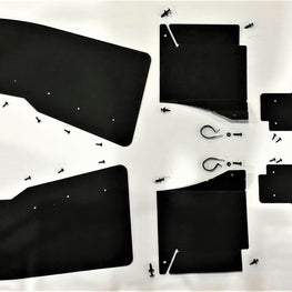 Trail Armor Polaris General XP 1000 and General XP 4 1000 Mud Flap Fender Extensions 2020 - 2025