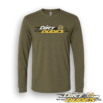 Dirt Dudes Military Green Long Sleeve Shirt