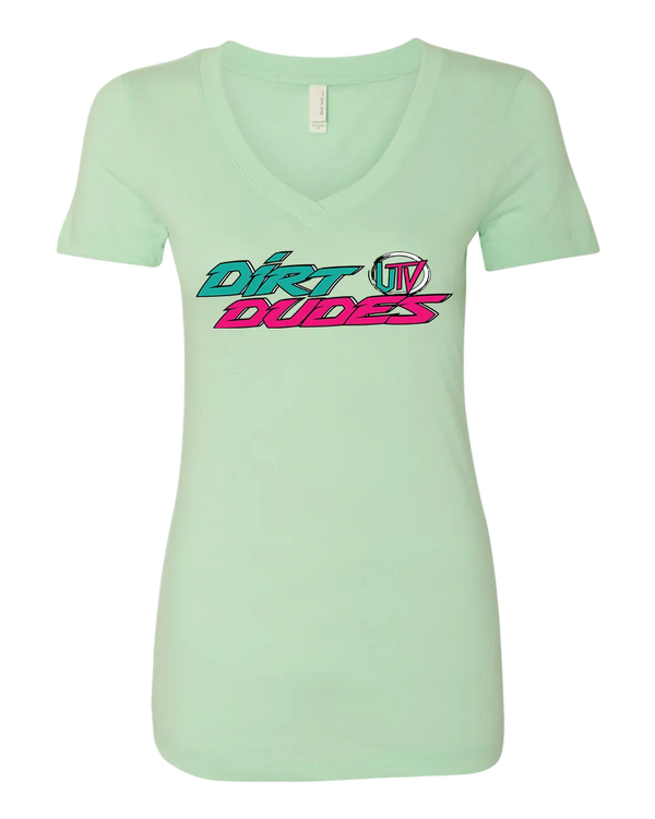 Dirt Dudes OG Women's V-Neck - Mint
