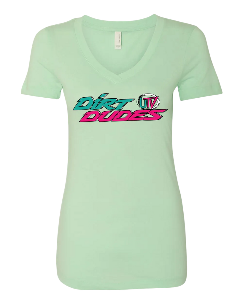 Dirt Dudes OG Women's V-Neck - Mint