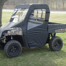 Polaris Mid-Size Ranger 2-Passenger (2009-2014) - Full Cab Enclosure with Vinyl Windshield
