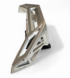 2022-2025 Polaris RZR Pro R, Pro S, Turbo R Machined Billet Front Winch Bumper (Clear Anodize)