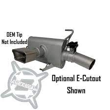 AA Slip-On Exhaust with Center Exit & 3