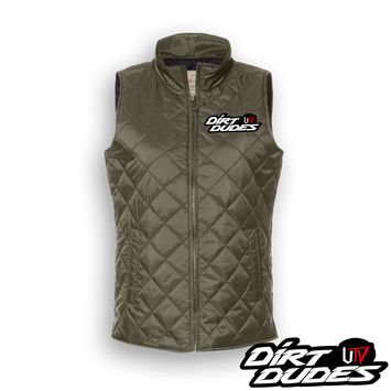 Dirt Dudes OG Ladies Quilted Vest - Rosin