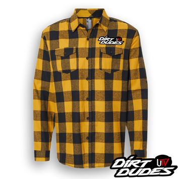 Dirt Dudes OG Flannel - Gold / Black