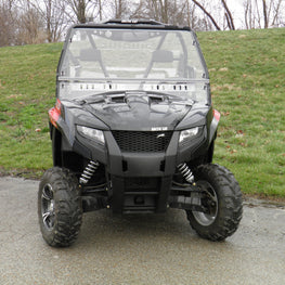 Arctic Cat Prowler 650/700 w/Square Bars - 2 Pc Lexan Vented Windshield w/Hard Coat Option - 3 Star UTV